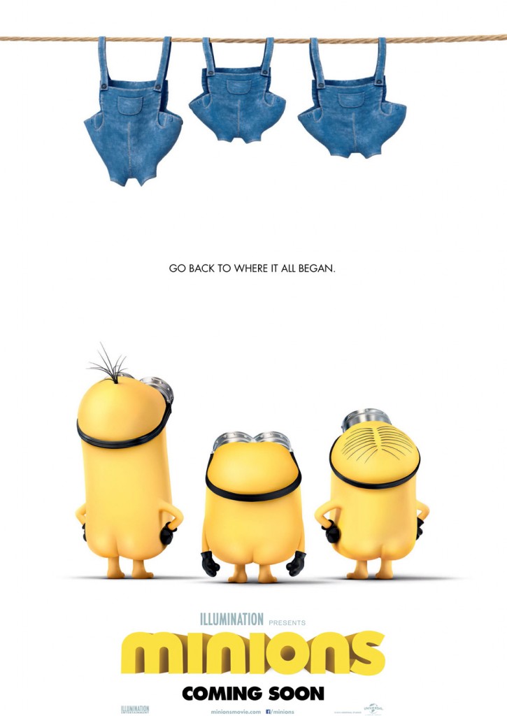 Minions movie poster butts