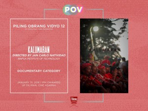 GUIDE: The 12th annual P.O.V. (Piling Obrang Vidyo)