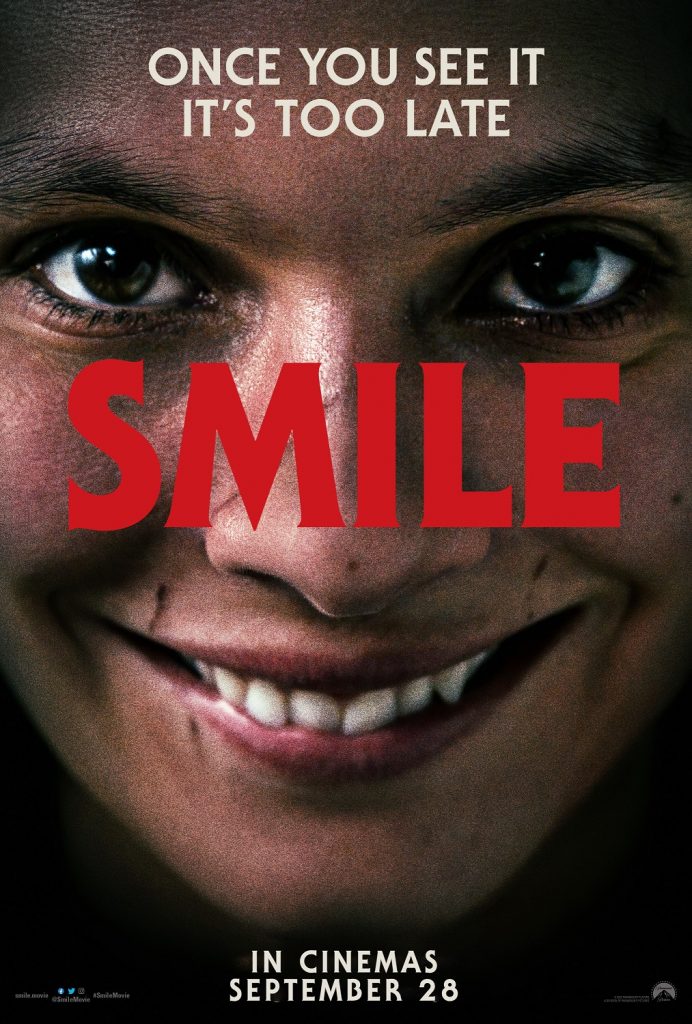 The official poster for SMILE. Image courtesy of Paramount Pictures International