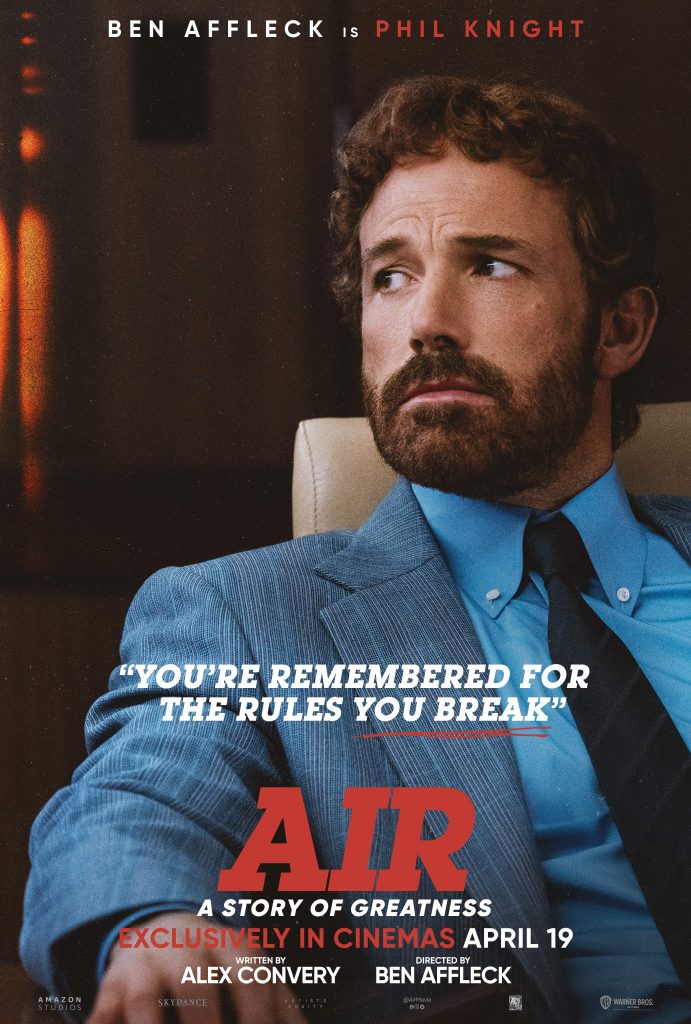 Ben Affleck is Phil Knight in 'AIR'. Image courtesy of Warner Bros. Pictures.